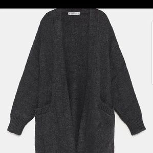 Zara Oversized Cardigan Sweater